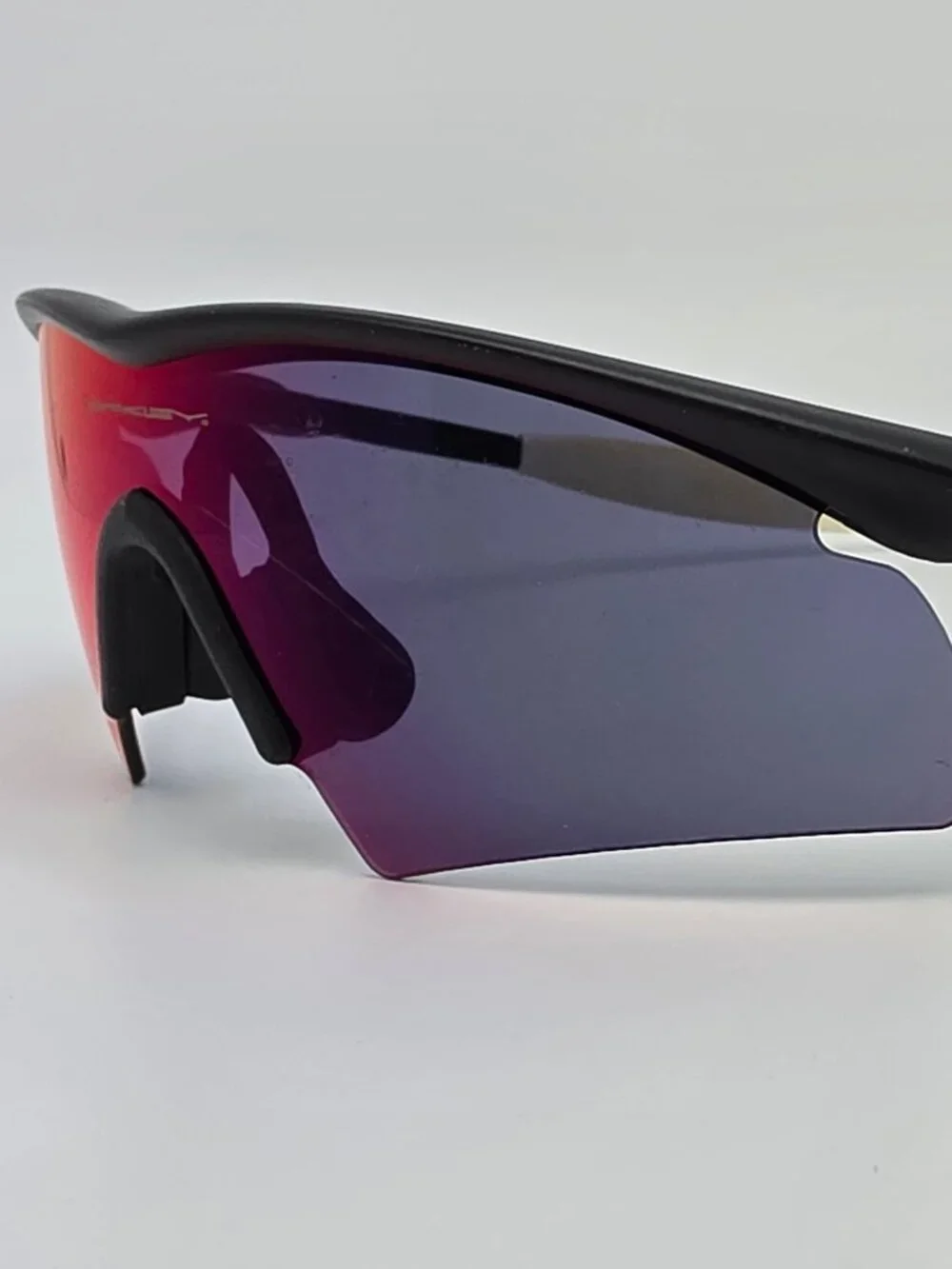 Oakley 06-939 Pro M Frame Black Frame +Red Iridium New Hybrid Lens Sunglasses